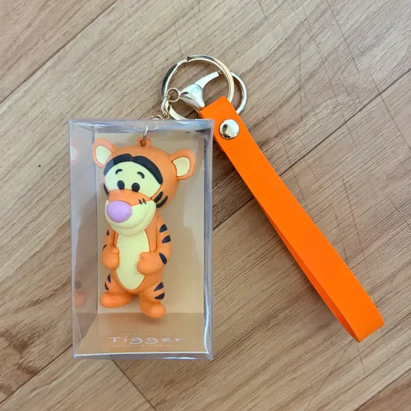 [BUNJANG] Tigger Orange Strap Keychain / 티거 키링 오렌지색 스트랩 키링