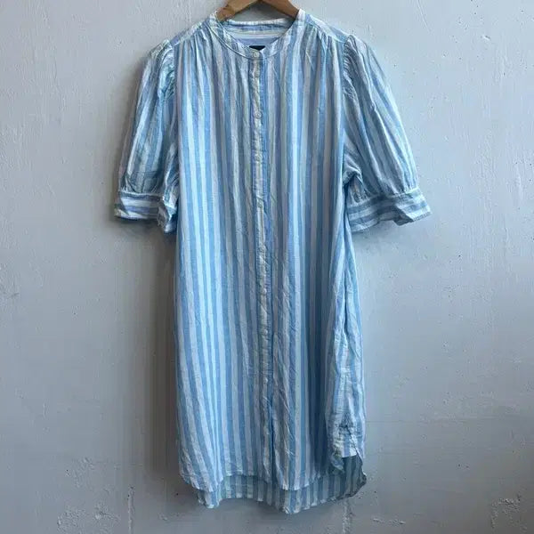 [BUNJANG] GAP Linen Striped Dress / GAP 린넨 스트라이프 원피스
