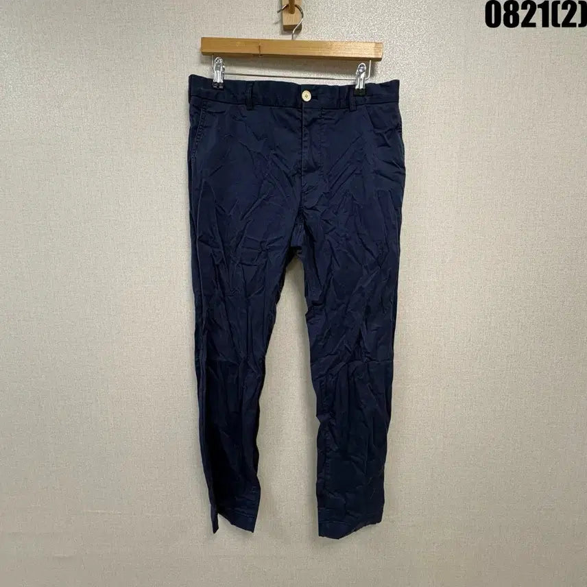 [BUNJANG] Beanpole Men's Navy Cotton Pants Size 90 / 빈폴 남성용 네이비색 면바지 90