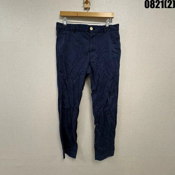[BUNJANG] Beanpole Men's Navy Cotton Pants Size 90 / 빈폴 남성용 네이비색 면바지 90