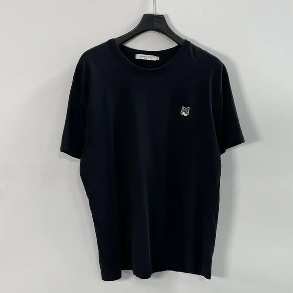 [BUNJANG] Maison Kitsuné Fox Head Black T-Shirt / 메종키츠네 폭스헤드 블랙 반팔티 (on.2002)