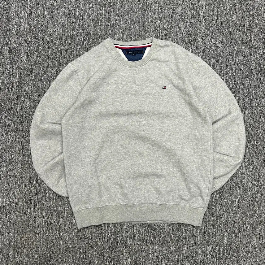 [BUNJANG] Tommy Hilfiger Grey Sweatshirt L / 타미힐피거 그레이 맨투맨 L
