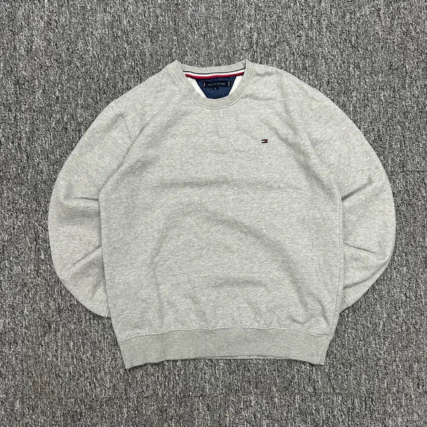[BUNJANG] Tommy Hilfiger Grey Sweatshirt L / 타미힐피거 그레이 맨투맨 L