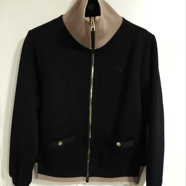 [BUNJANG] Cutter & Buck High-Neck Zip-Up Jersey Golf Wear / 105 커터앤벅 하이넥 집업 져지 골프복