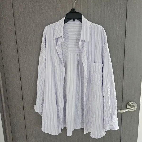 [BUNJANG] Women's Lavender Shirt / 여성 셔츠 라벤더색상