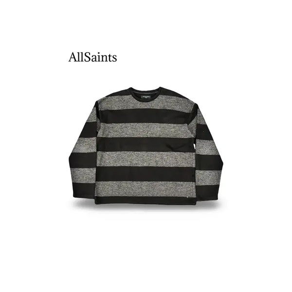 [BUNJANG] All Saints Striped Sweater / (100) 올세인츠 단가라 스트라이프 스웨터