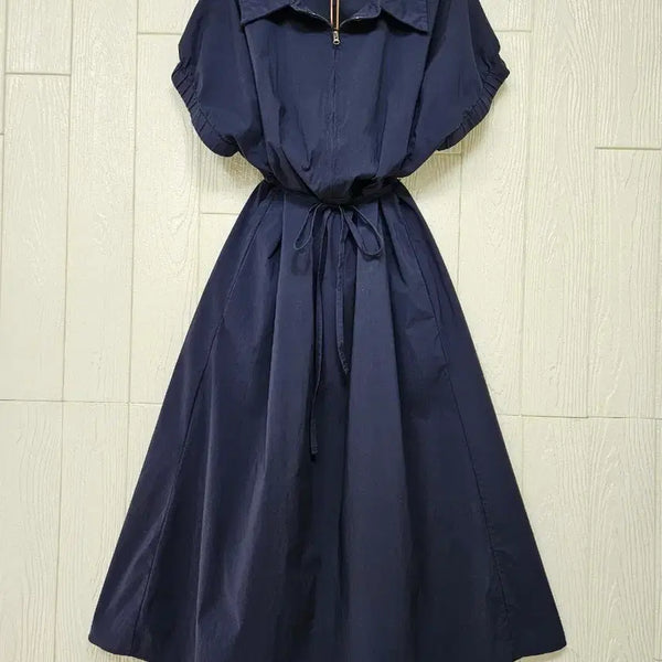 [BUNJANG] String Navy Dress / 스트링네이비 원피스