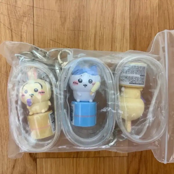 [BUNJANG] Chiikawa 3-Set Figure Keychain / 치이카와 피규어 키링 3종 세트