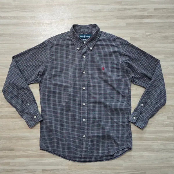 [BUNJANG] Polo Ralph Lauren Checked Shirt / 100/ 폴로 랄프로렌 체크 남방