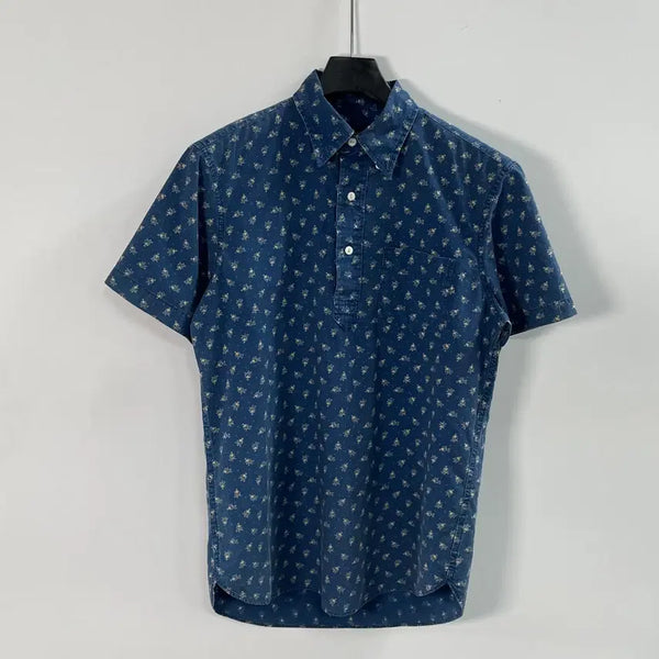 [BUNJANG] Polo Ralph Lauren Patterned Henley Shirt / 폴로 랄프로렌 패턴 헨리넥 셔츠 (on.2005)