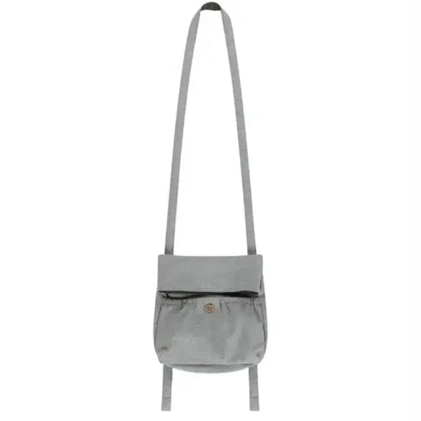[BUNJANG] COYSEIO Folding Sweat Cross Bag - Mélange Grey / COYSEIO 코이세이오 폴딩 스웻 크로스백 멜란지그레이