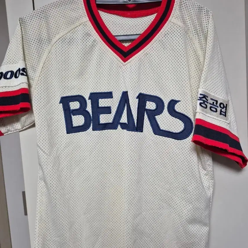 [BUNJANG] Doosan Bears Old Uniform - Hong Seong-heon #100 / 두산베어스 올드 유니폼 100사이즈 홍성흔 마킹 판매합니다