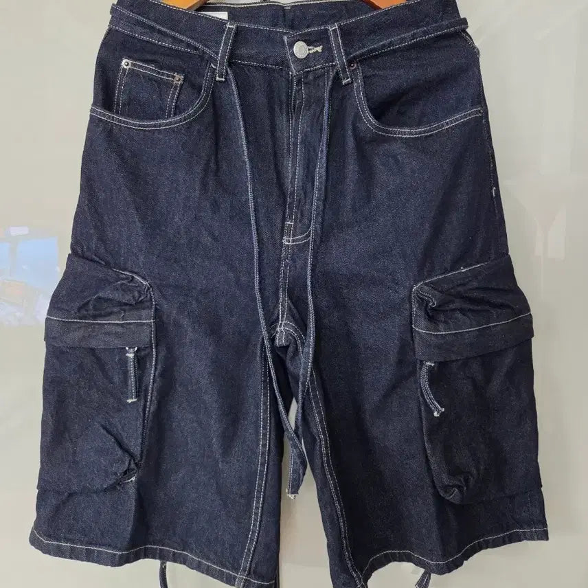 [BUNJANG] Zara Denim Cargo Shorts / 자라 데님 카고 반바지 29(남녀공용)