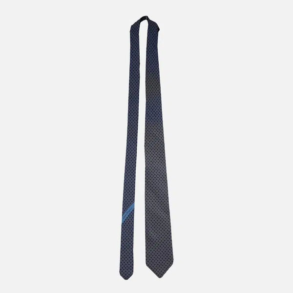 [BUNJANG] Salvatore Ferragamo Navy Men's Tie / 살바토레페라가모 네이비 남자 타이 O1396