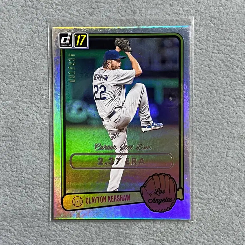 [BUNJANG] MLB 2017 Panini Los Angeles Dodgers Clayton Kershaw Trading Card / MLB)2017 파니니 LA다저스 클레이튼 커쇼
