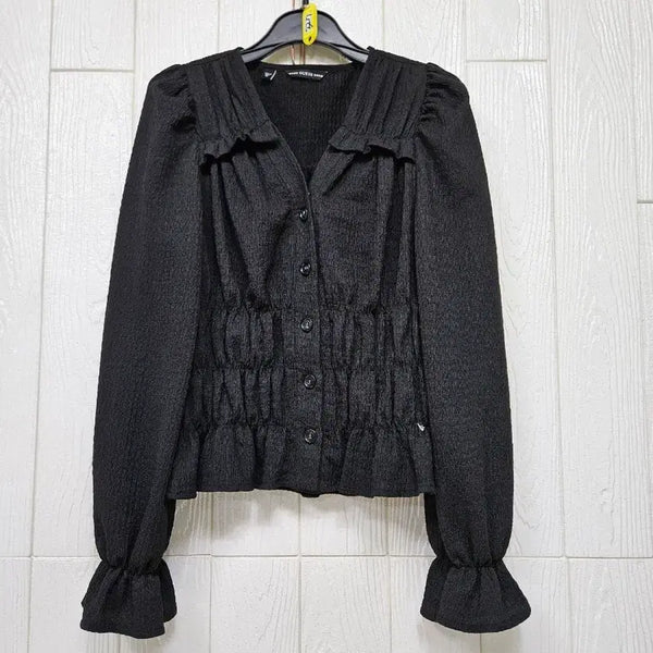 [BUNJANG] Guess Black Blouse / 게스 블라우스 블랙