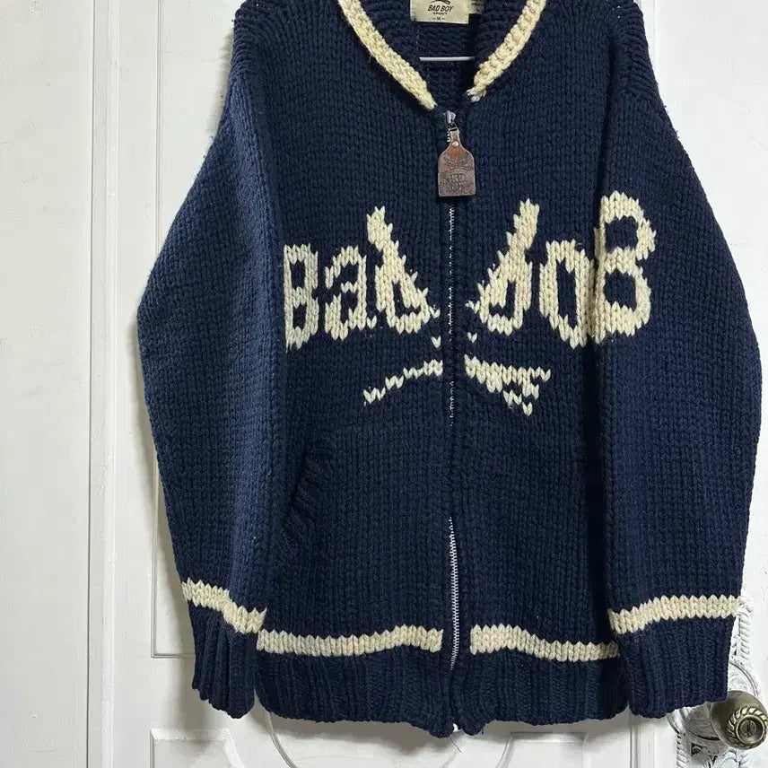 [BUNJANG] Bad Boy Handmade Wool Cowichan Sweater / 배드보이 핸드메이드 울 코위찬