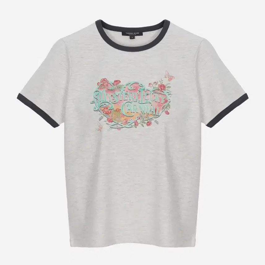 [BUNJANG] Thursday Island Ringer T-Shirt / 써즈데이아일랜드 링거 티셔츠