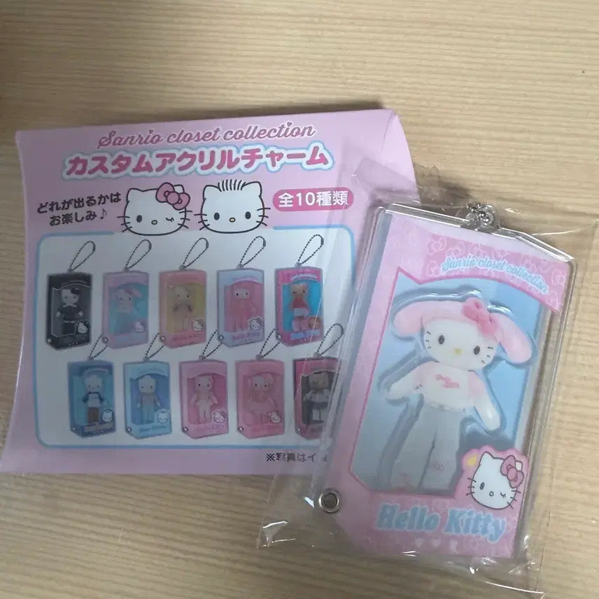 [BUNJANG] Hello Kitty Gacha Acrylic Keyring Plush Doll / 헬로키티 가챠 아크릴키링 인형