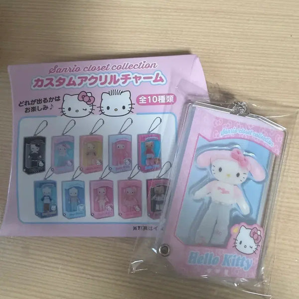 [BUNJANG] Hello Kitty Gacha Acrylic Keyring Plush Doll / 헬로키티 가챠 아크릴키링 인형