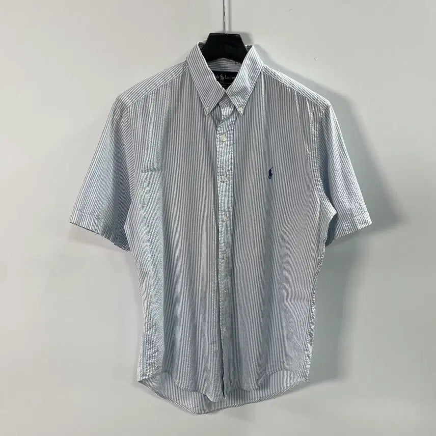 [BUNJANG] Polo Ralph Lauren Striped Seersucker Shirt / 폴로 랄프로렌 스트라이프 시어서커 셔츠 (on.2010)