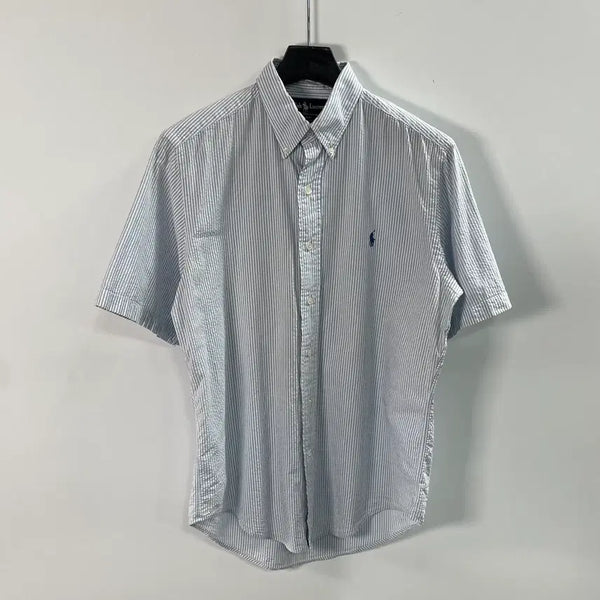 [BUNJANG] Polo Ralph Lauren Striped Seersucker Shirt / 폴로 랄프로렌 스트라이프 시어서커 셔츠 (on.2010)