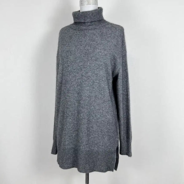 [BUNJANG] Breal Lightweight Soft Long Turtleneck Knit / 브리엘 가볍고 부드러운 롱 목폴라 니트 여F 라덴 빈티지