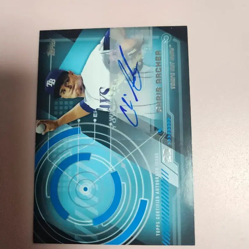 [BUNJANG] Chris Archer 2014 Topps Autograph Baseball Card / 템파베이)크리스 아처 2014 Topps 오토 카드