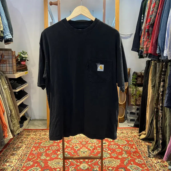 [BUNJANG] Carhartt WIP x INVINCIBLE Black Pocket T-Shirt (M) / [M] 칼하트WIP x 인빈시블 블랙 포켓 반팔티