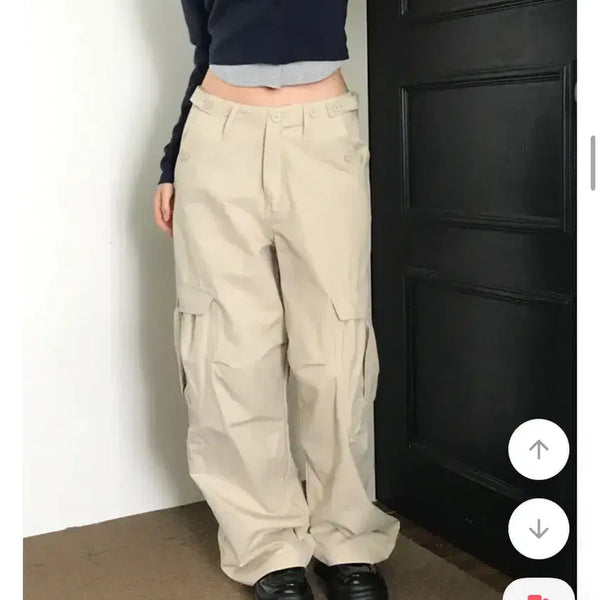 [BUNJANG] Colored Cargo Jogger Pants / 에이블리 유색 카고 와이드 팬츠 조거팬츠 판매. 교신