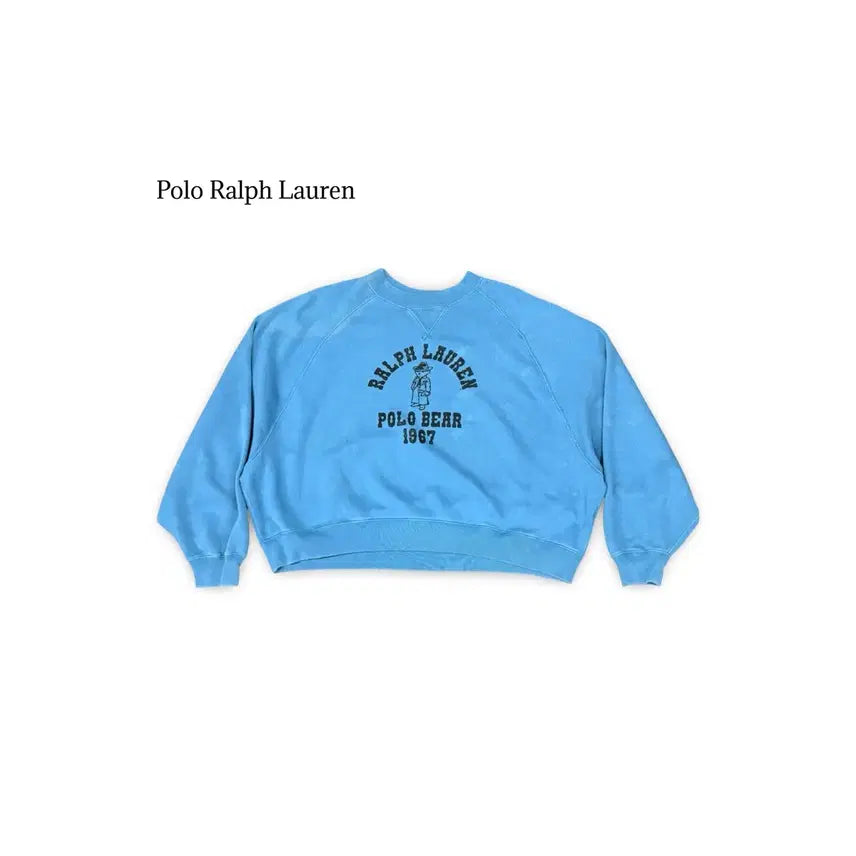 [BUNJANG] Polo Ralph Lauren Polo Bear Oversized Sweatshirt / (130) 폴로 랄프로렌 폴로베어 오버 스웨트 셔츠