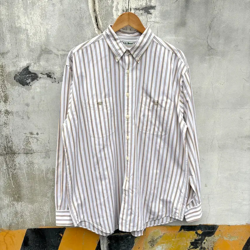 [BUNJANG] L.L. Bean Striped Shirt / L.L.bean 엘엘빈 스트라이프 셔츠