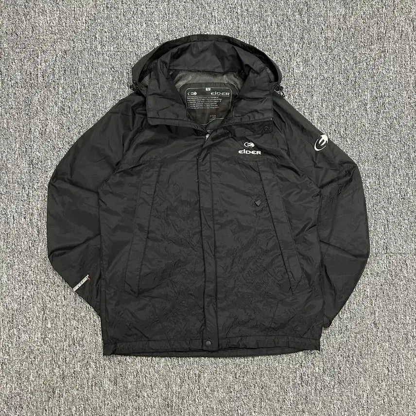 [BUNJANG] Eider Black Windbreaker Jacket L / 아이더 블랙 바람막이 자켓 L