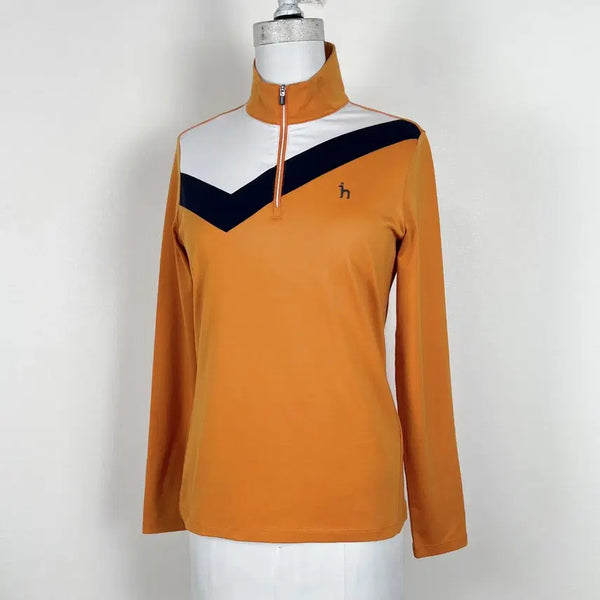 [BUNJANG] Hazzys Golf Women's Lightly Brushed Long Sleeve Turtleneck S (Roden Vintage) / 헤지스 골프 약기모 긴팔 티 목폴라 여90 S 라덴 빈티지
