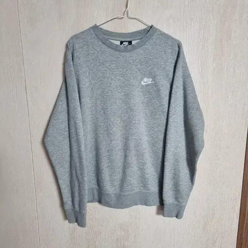 [BUNJANG] Nike Sweatshirt Grey Men's Size 100 / 나이키 맨투맨 그레이 100 남성 기모x