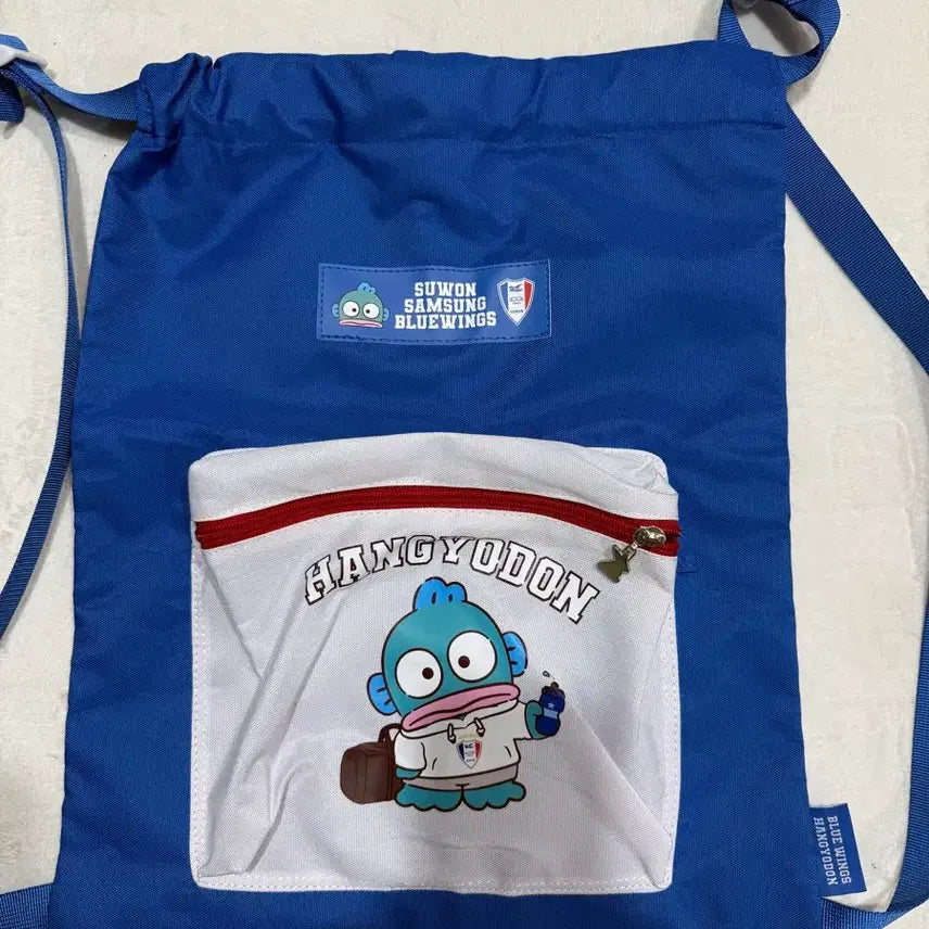 [BUNJANG] Suwon Samsung Bluewings Hangyodon Gym Sack / 수원삼성 산리오 한교동 짐색