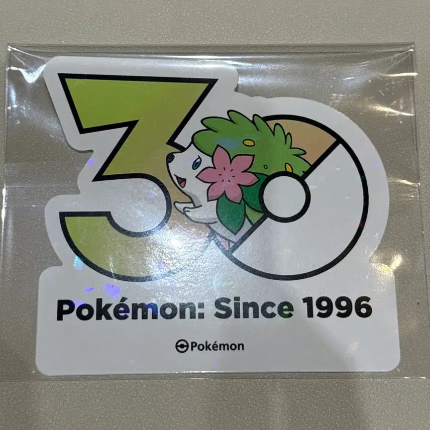[BUNJANG] Pokemon 30th Anniversary Sticker - Shaymin / 포켓몬스터 30주년 스티커 - 쉐이미