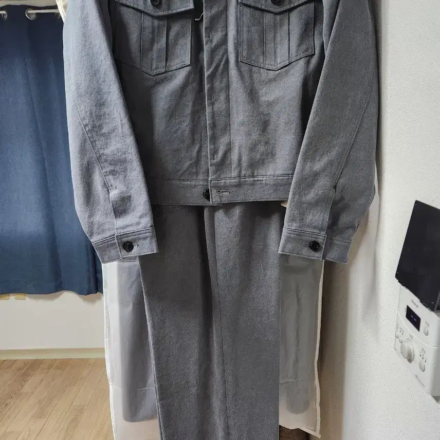 [BUNJANG] Bowlow Cationic Cotton Setup Set (Outer XL, Pants M) / bowlow 바우로 캐티오닉 코튼 셋업