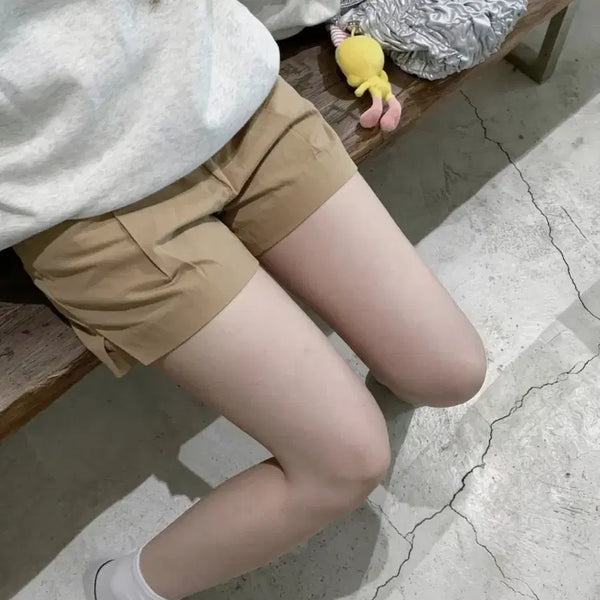[BUNJANG] Beige Short Pants / 베이지색 숏팬츠