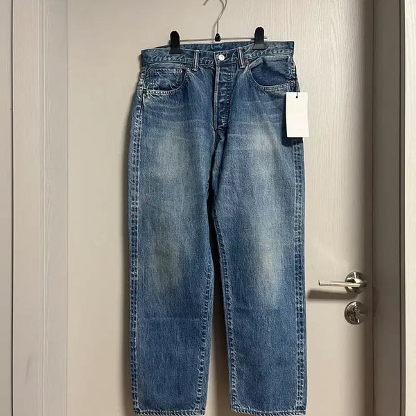 [BUNJANG] A.PRESSE Washed Denim Pants E Bleach (Size 30/27) / [30/27, 새제품] 25SS 아프레쎄 워시드데님 E AP-4004