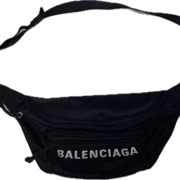 [BUNJANG] Balenciaga Wheel Belt Bag Black / 발렌시아가 휠 밸트백 [신세계 강남 구매]