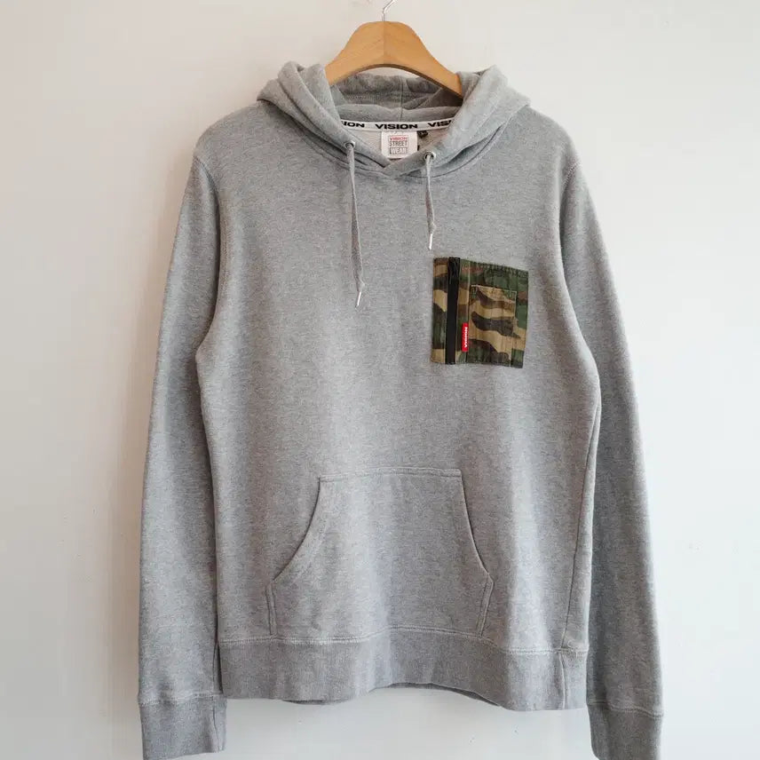 [BUNJANG] Vision Street Wear Pocket Hoodie / VISION STREET WEAR 비젼스트릿 포켓 후디