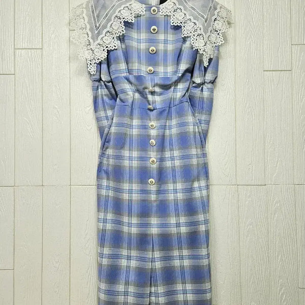 [BUNJANG] Lace Collar Dress / 레이스빅카라 원피스