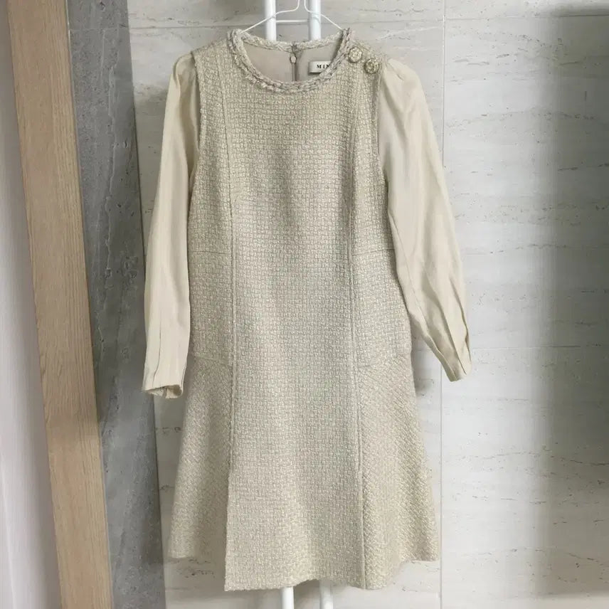 [BUNJANG] Mine Tweed Dress Size 44 / MINE 마인 트위드 원피스 44