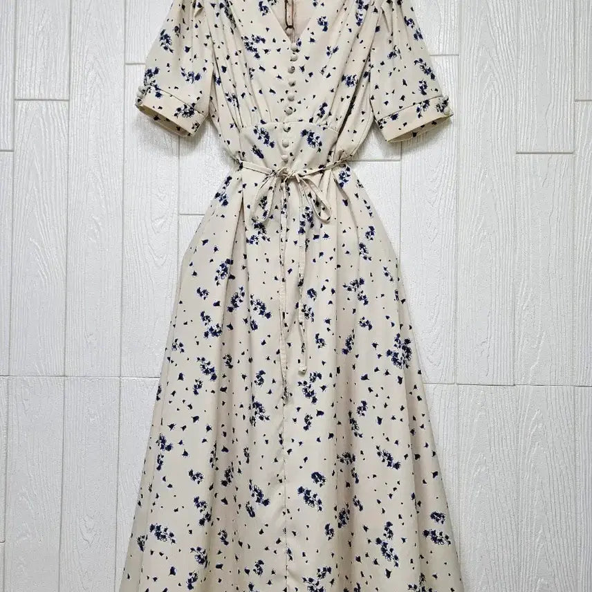 [BUNJANG] V-Neck Long Dress / 브이넥 롱원피스