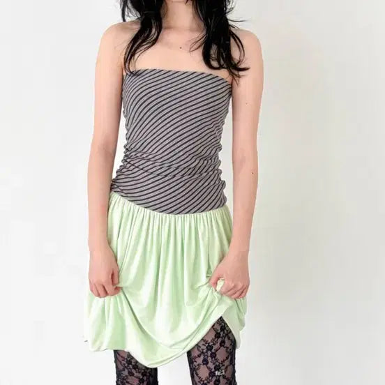 [BUNJANG] Shop Fairy La Chambre Dress Grey / 샵페어리 la chambre dress grey