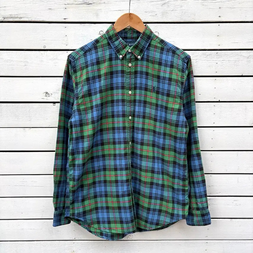 [BUNJANG] Polo Ralph Lauren Checkered Shirt Men's M / Polo 폴로 체크 셔츠