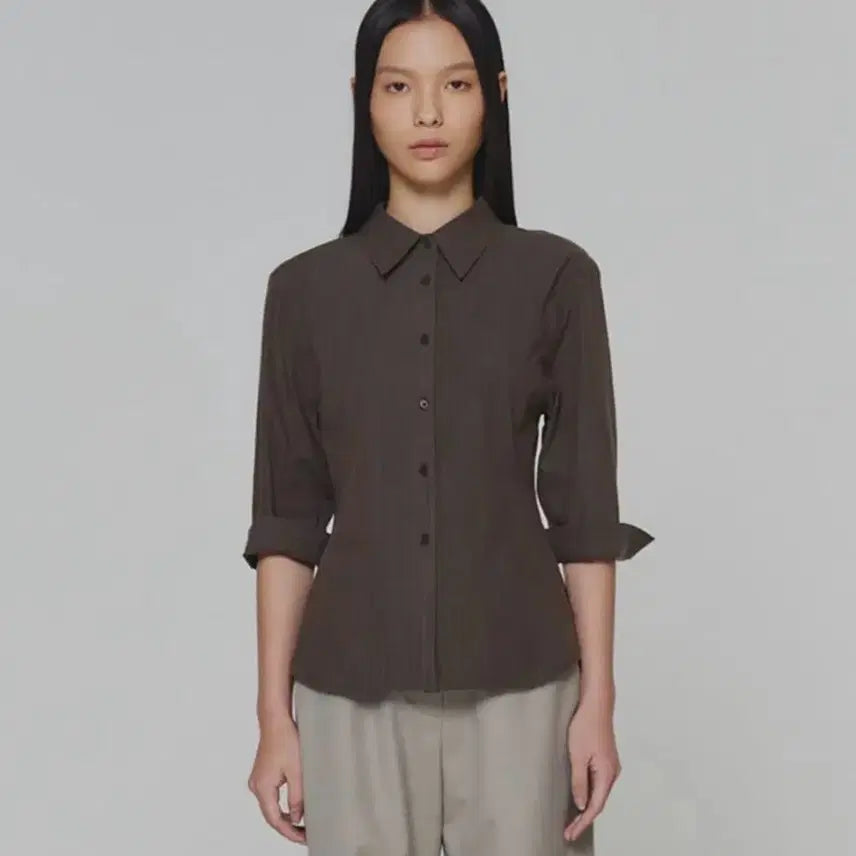 [BUNJANG] Momento Stripe Half Sleeve Shirt / 아모멘토 STRIPE HALF SLEEVE SHIRTS