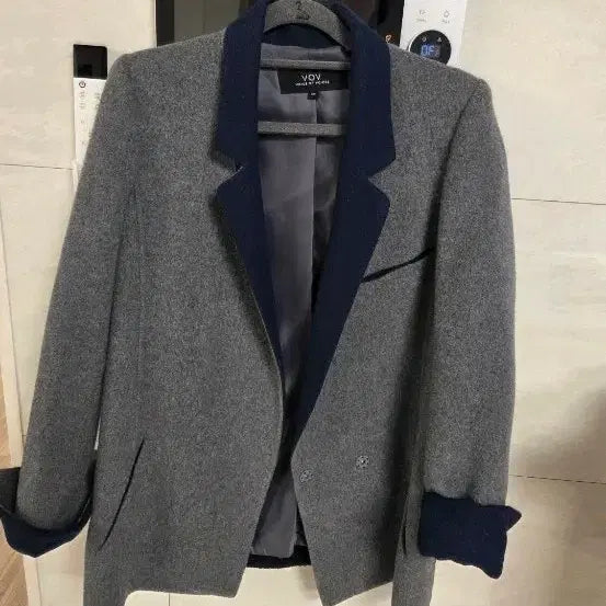 [BUNJANG] VOV Women's Colorblock Jacket (Size 55) / 보브 여성 배색 자켓(55)