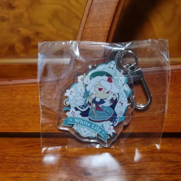 [BUNJANG] Cookie Run Kingdom Saint Lily Acrylic Keychain / 쿠키런 킹덤 위대한 왕국의 유산 세인트 릴리 아크릴 키링